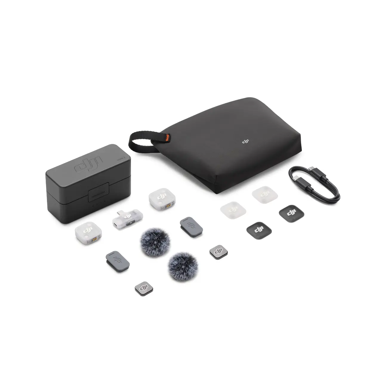 Петличный микрофон DJI Mic Mini 2 (2 TX + 1 Mobile RX + Зарядной кейс)