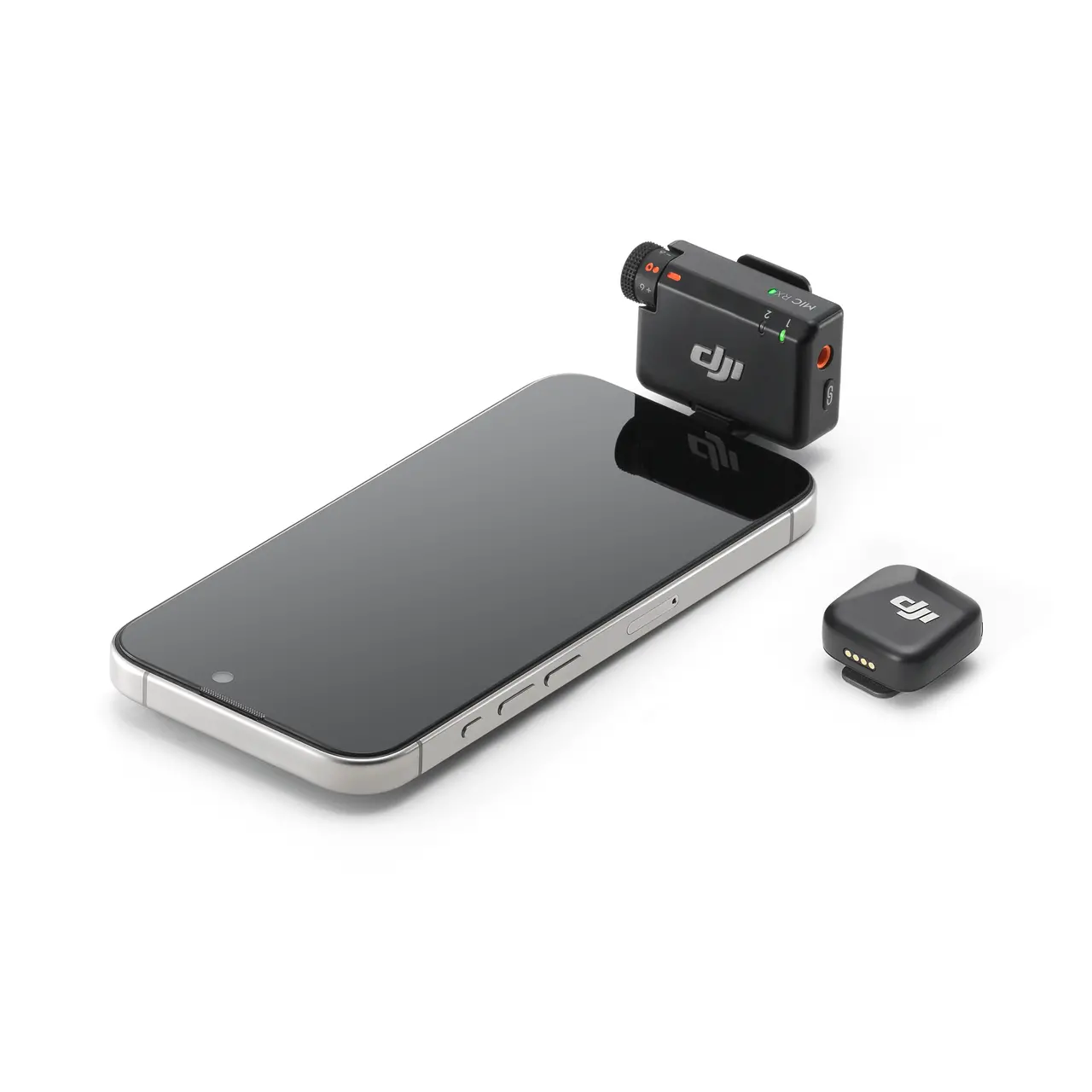 Петличный микрофон DJI Mic Mini (1 TX + 1 RX) + Адаптер iPhone (Lightning)