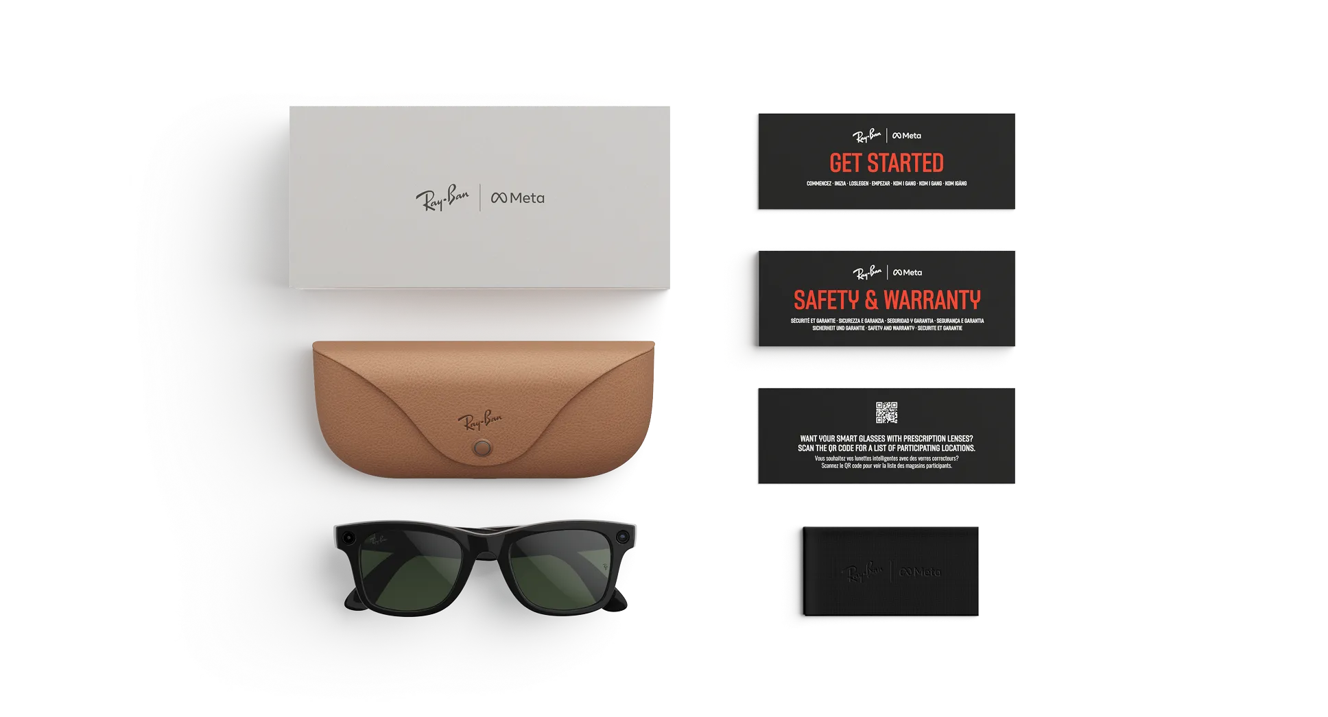 Умные очки Ray-Ban Meta Wayfarer RW4012 (Gen 2), Глянцевый чёрный/ Tranz Графит зелёный (601/1M53), 53 (L)