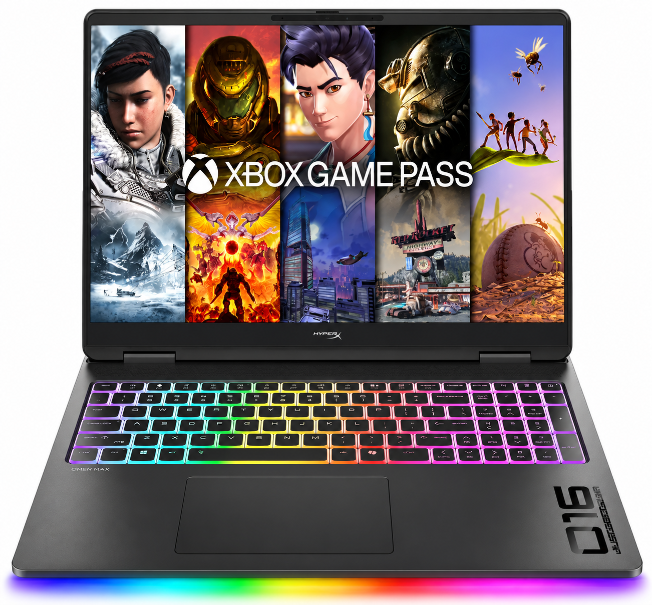 Игровой ноутбук HP HyperX OMEN MAX 16 (Ryzen AI 9, 32 ГБ, 2 ТБ, RTX 5080, OLED, 240 Гц, Win 11) Черный