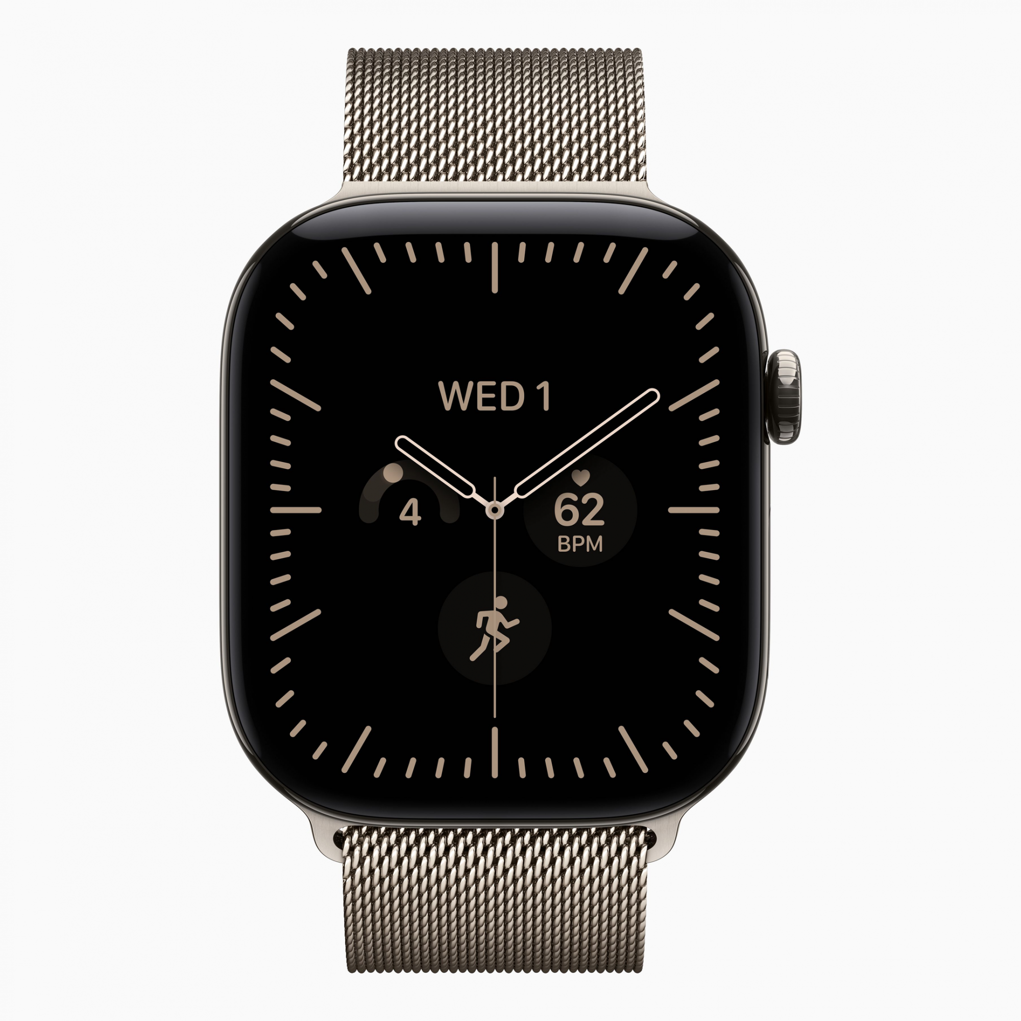 Смарт-часы Apple Watch Series 12 (2026) 46 мм, корпус титан (Titanium), цвет: натуральный (Natural)