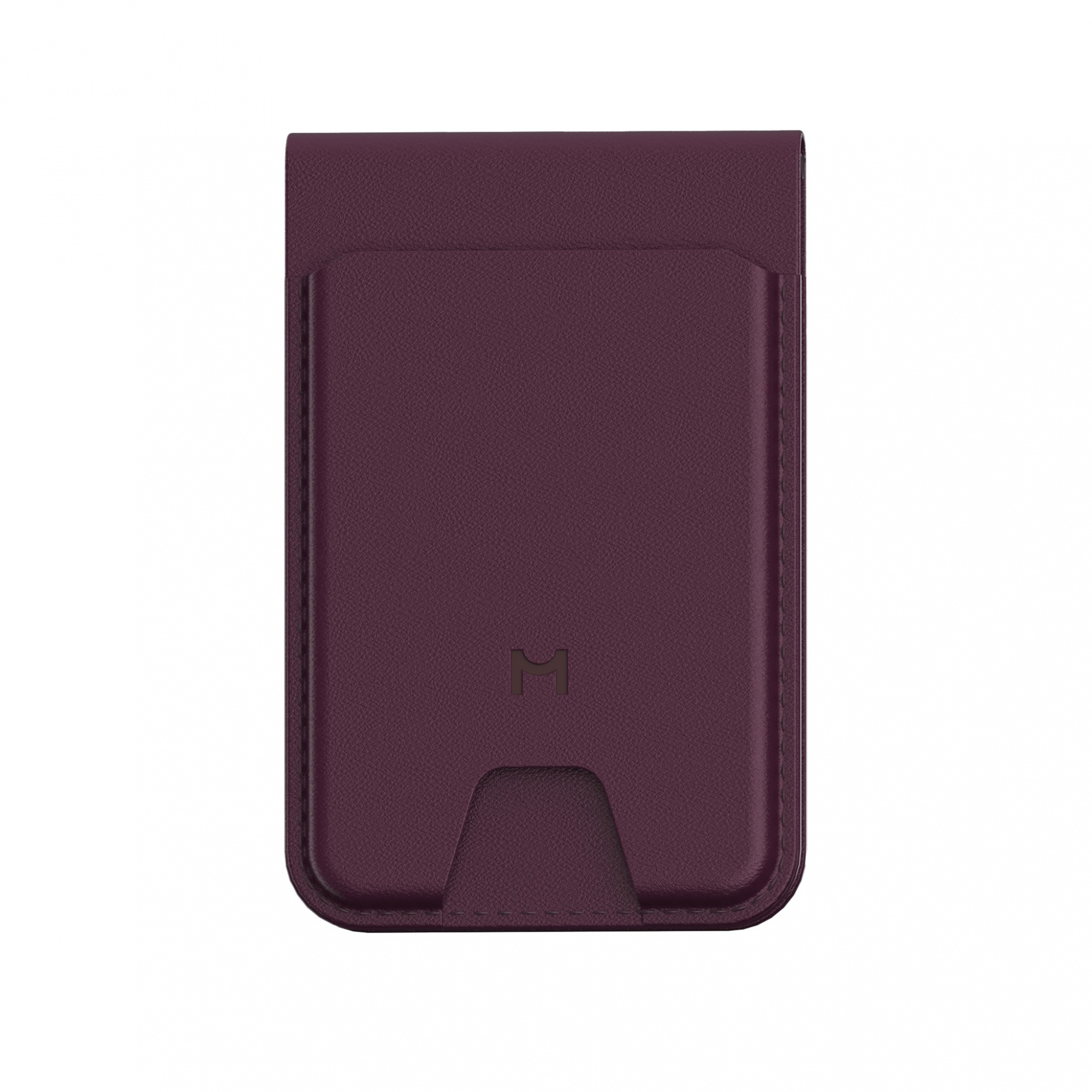 Кошелек-кардхолдер Magssory Geotag Magnetic, цвет: бургунди (Burgundy)