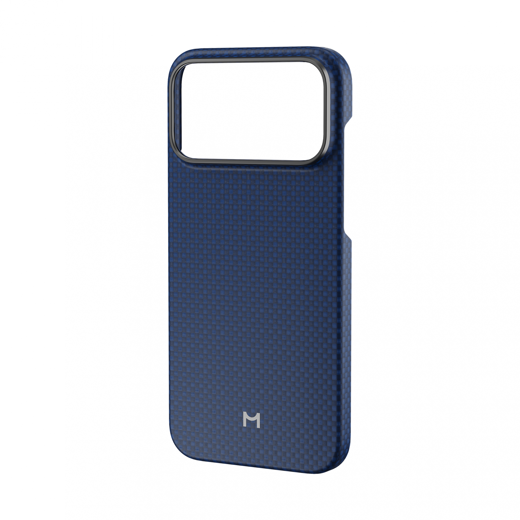 Чехол Magssory Aramid Frame для iPhone 18 Pro, Кевлар (арамид), Синий (Blue)