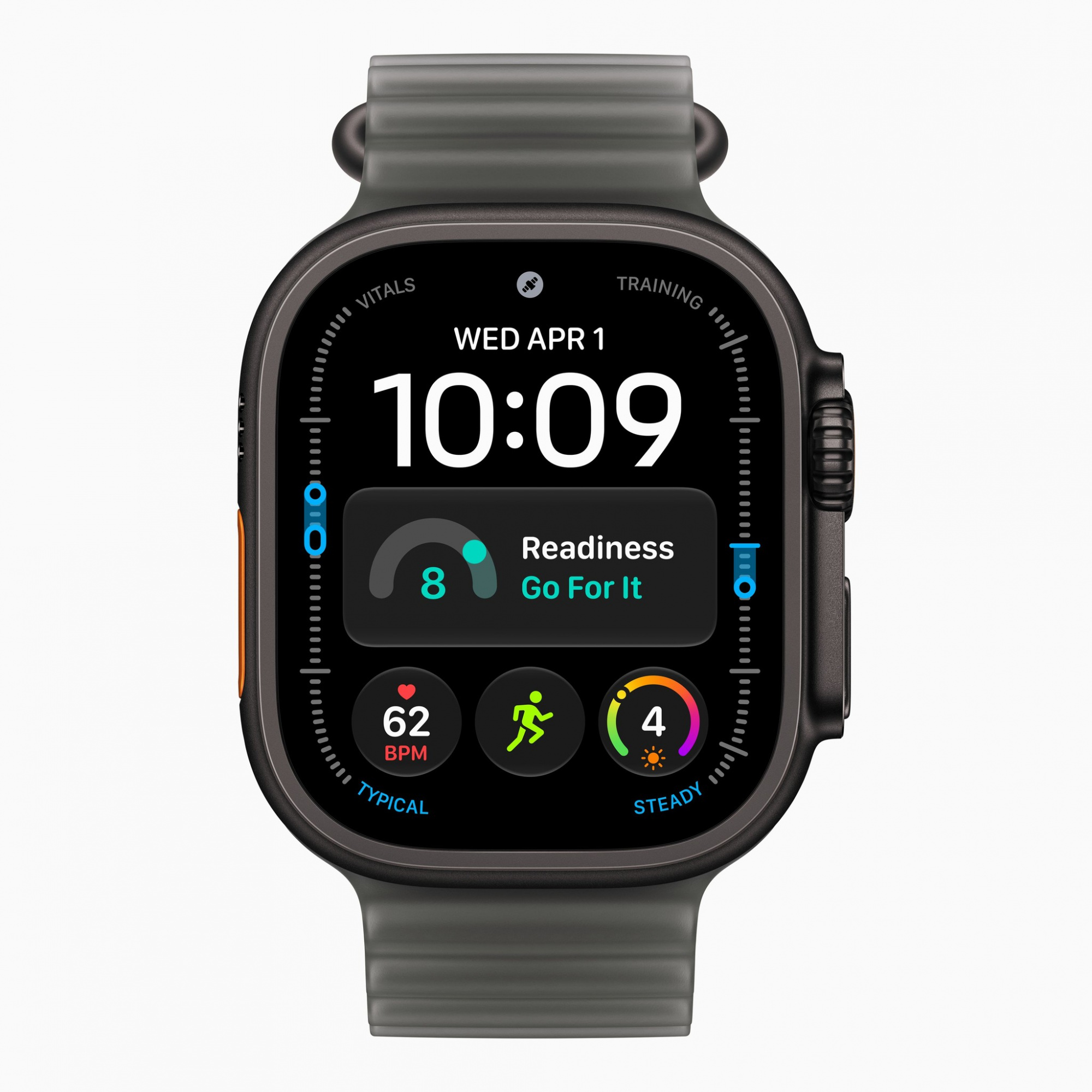 Смарт-часы Apple Watch Ultra 4 (2026) 49 мм, корпус черный титан (Black Titanium), ремешок Ocean Band