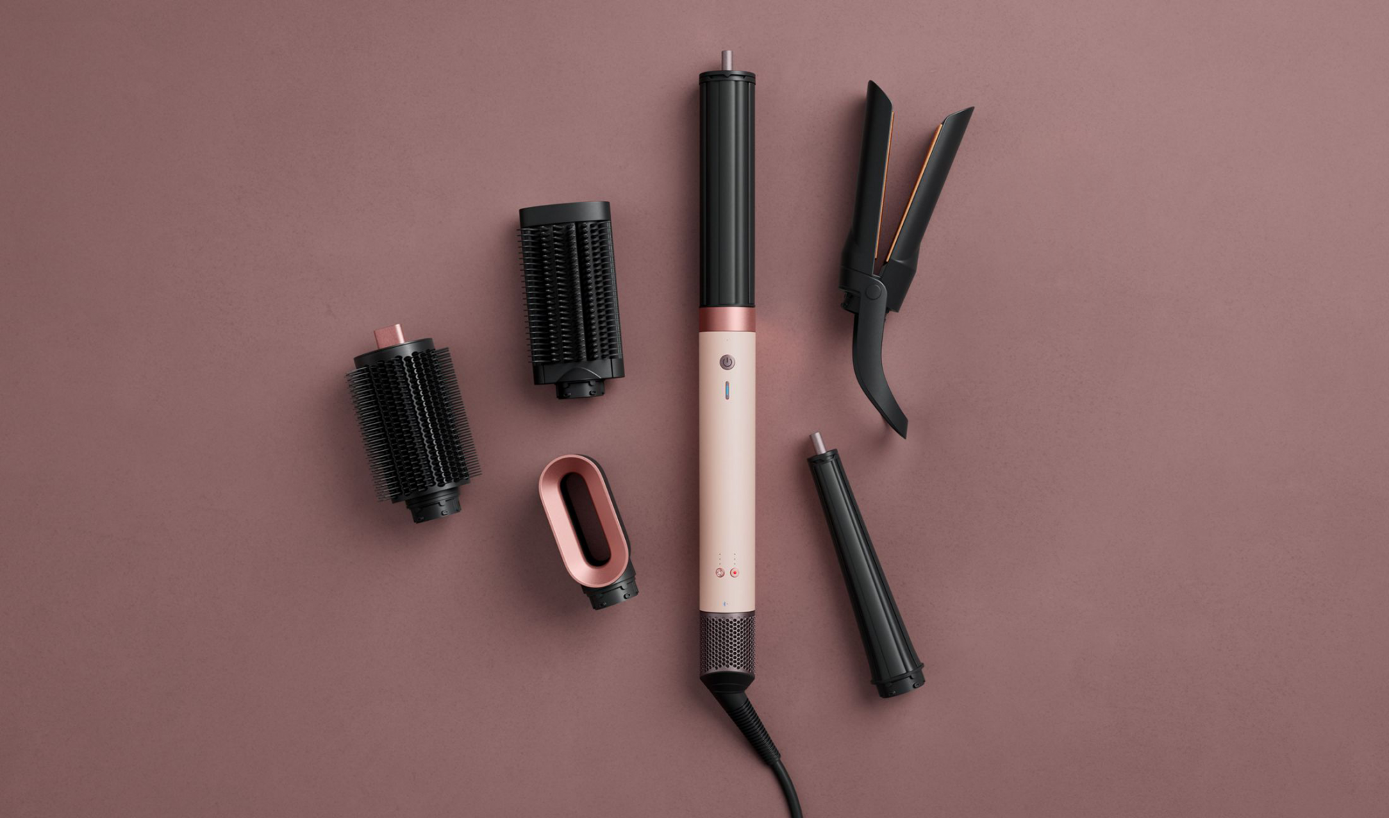 Мультистайлер Dyson Airwrap Coanda 2x & Air straightener 2x HS09, Керамический розовый / розовое золото (Ceramic pink / Rose gold)