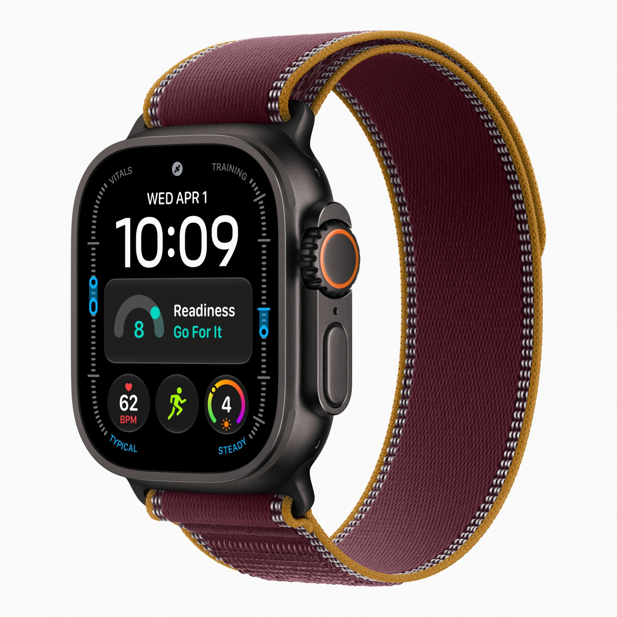 Смарт-часы Apple Watch Ultra 4 (2026) 49 мм, корпус черный титан (Black Titanium), ремешок Trail Loop