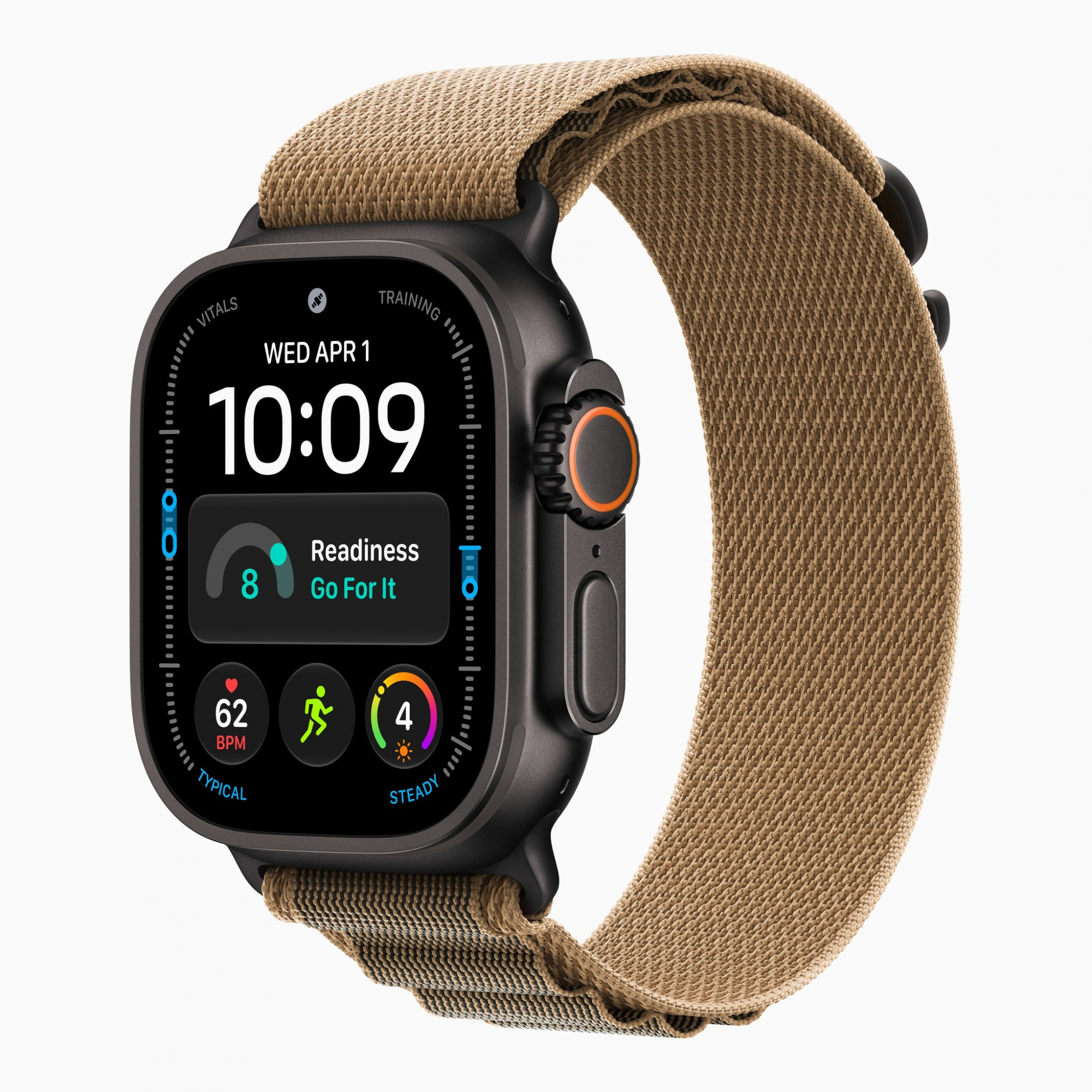 Смарт-часы Apple Watch Ultra 4 (2026) 49 мм, корпус черный титан (Black Titanium), ремешок Alpine Loop