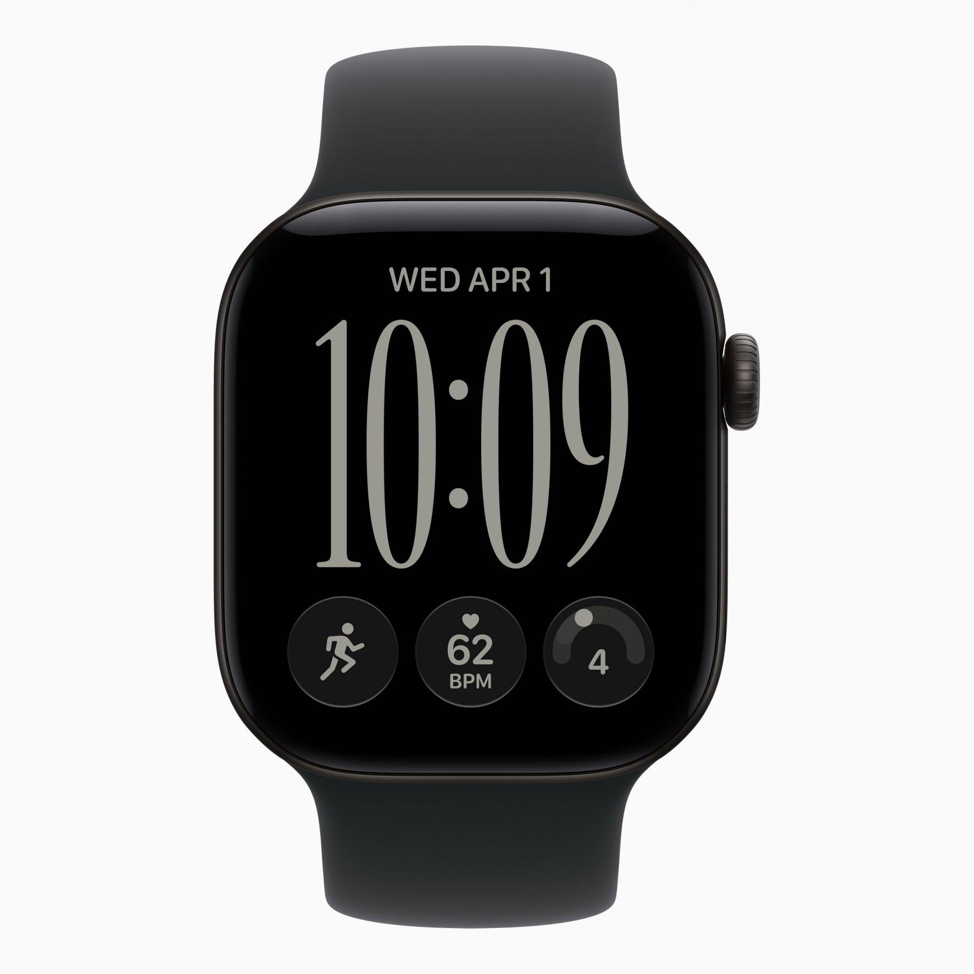 Смарт-часы Apple Watch Series 12 (2026) 42 мм, корпус алюминий (Aluminum), цвет: черный (Black)