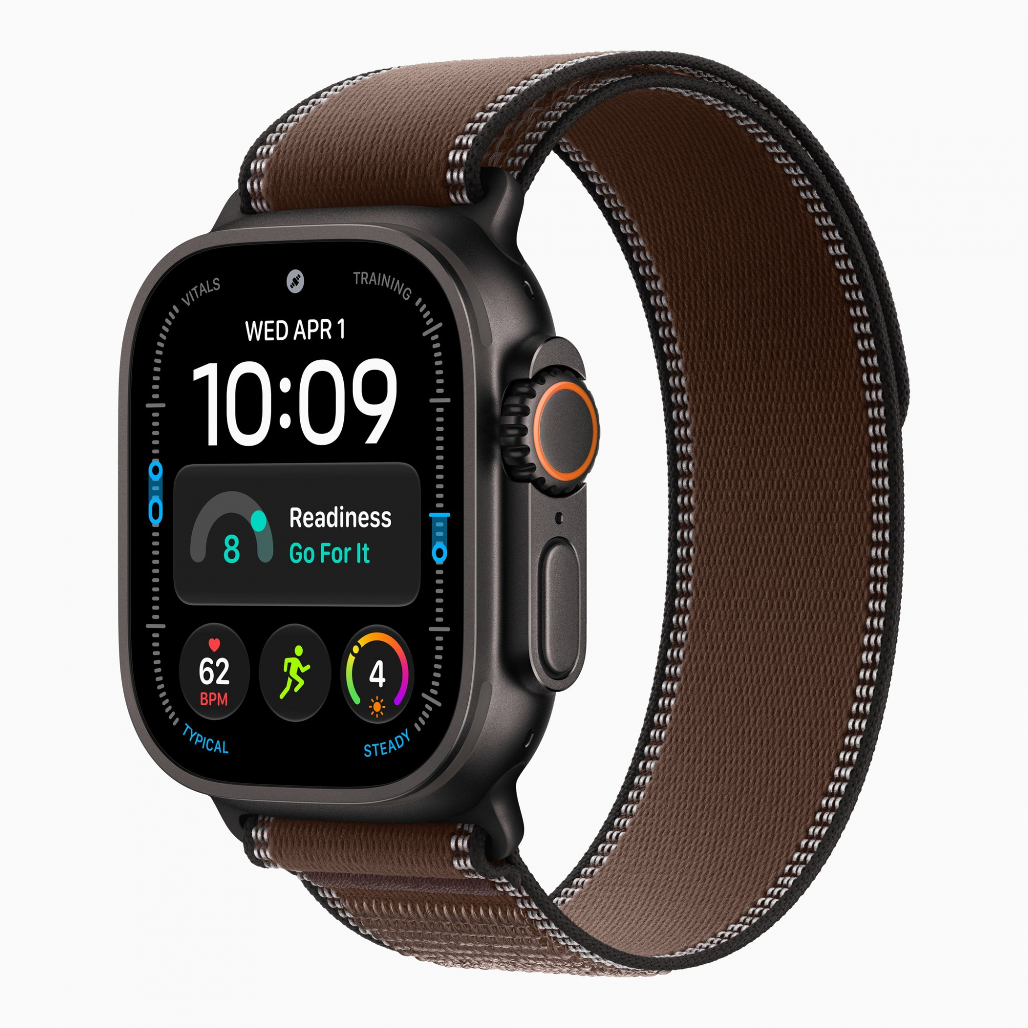 Смарт-часы Apple Watch Ultra 4 (2026) 49 мм, корпус черный титан (Black Titanium), ремешок Trail Loop