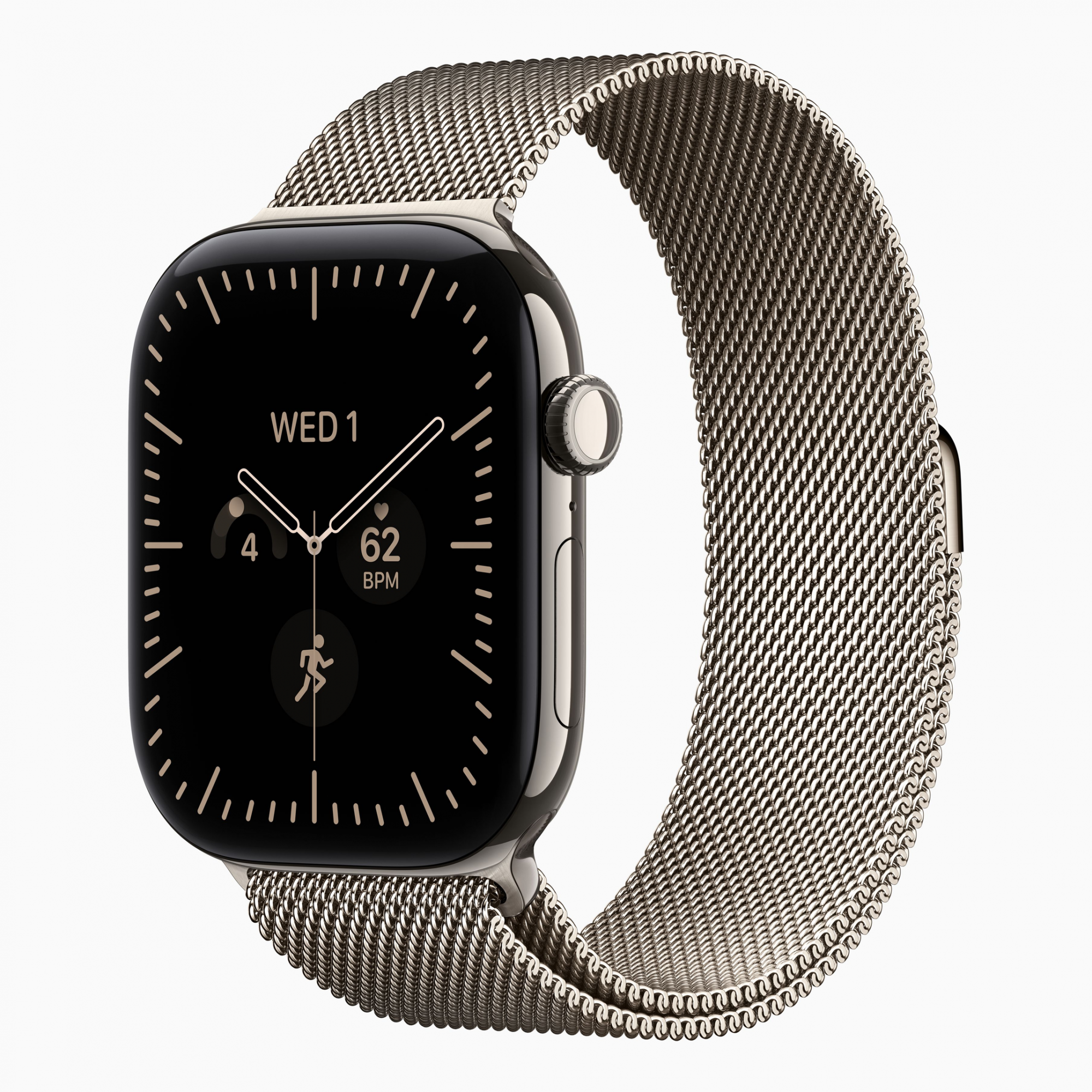 Смарт-часы Apple Watch Series 12 (2026) 46 мм, корпус титан (Titanium), цвет: натуральный (Natural)