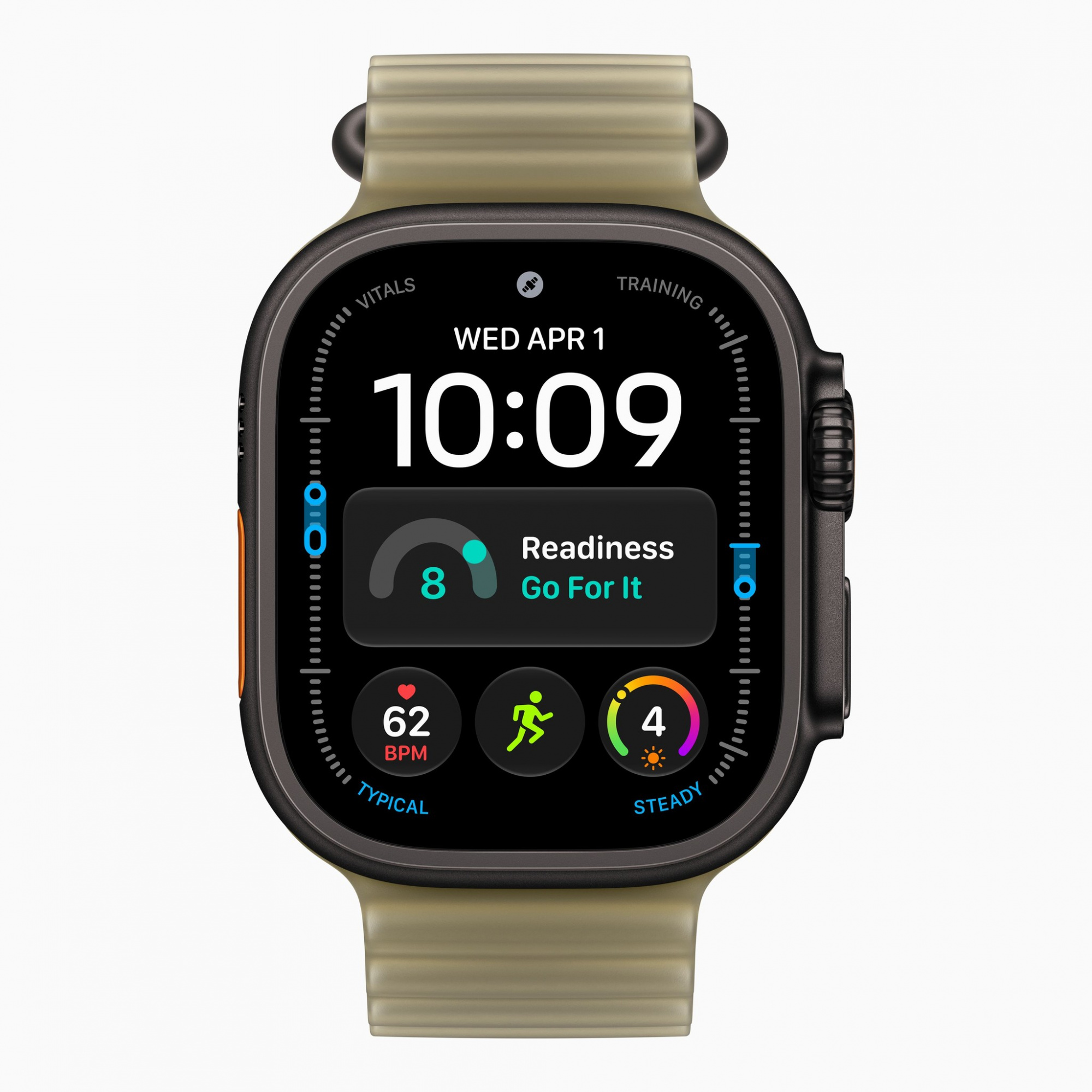 Смарт-часы Apple Watch Ultra 4 (2026) 49 мм, корпус черный титан (Black Titanium), ремешок Ocean Band