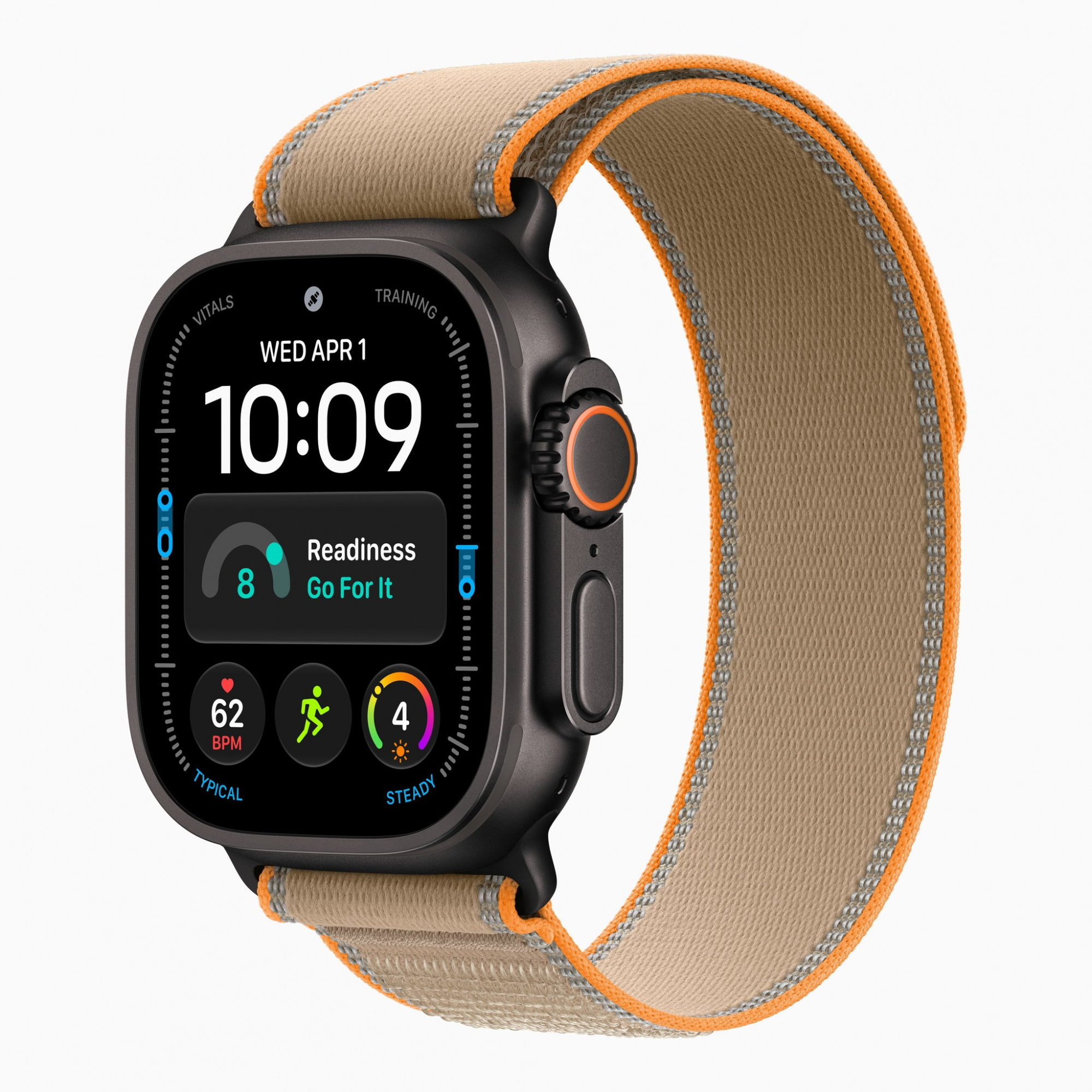 Смарт-часы Apple Watch Ultra 4 (2026) 49 мм, корпус черный титан (Black Titanium), ремешок Trail Loop