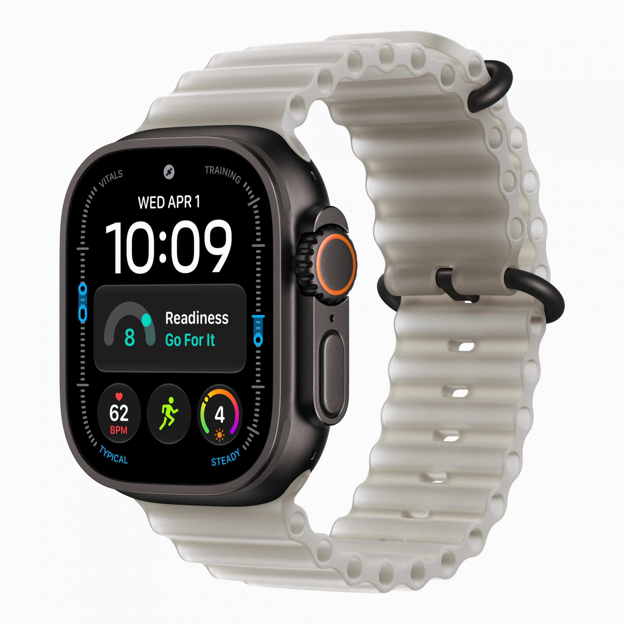 Смарт-часы Apple Watch Ultra 4 (2026) 49 мм, корпус черный титан (Black Titanium), ремешок Ocean Band